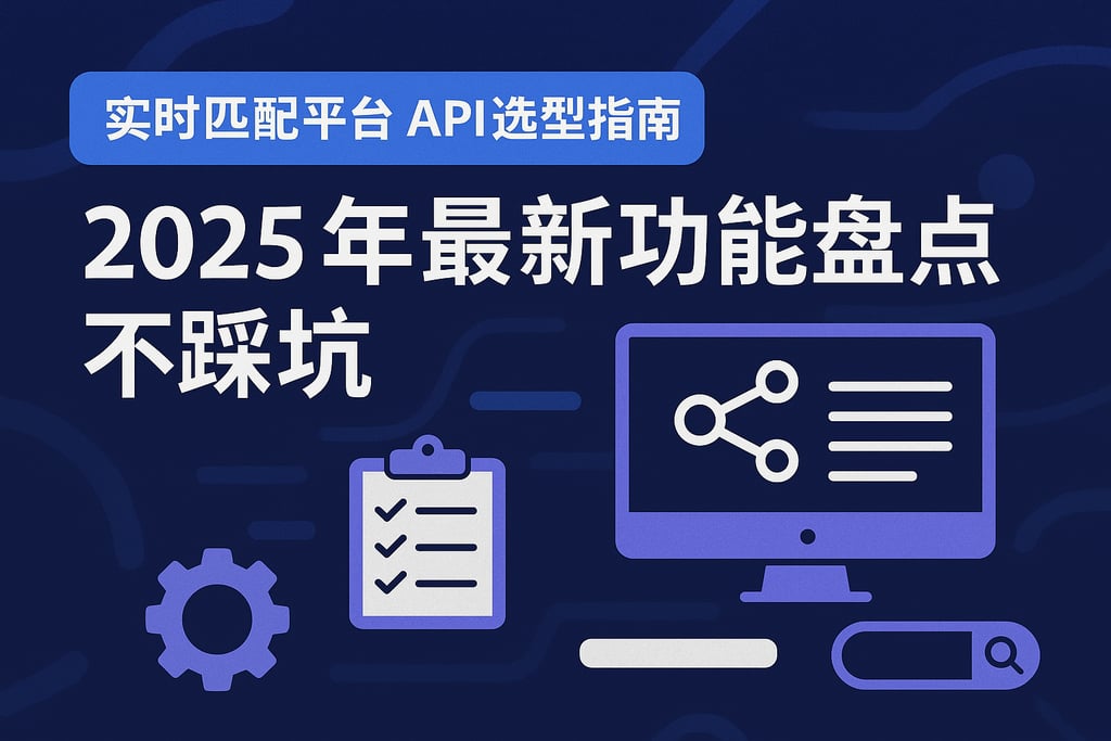实时匹配平台 API选型指南，2025年最新功能盘点不踩坑